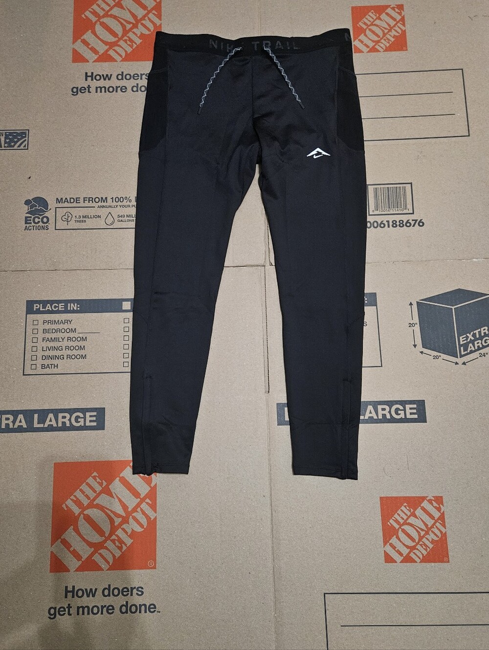 Nike Lunar Ray Dri Fit Running Black Tights